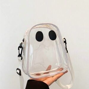 Transparent Ghost Design Crossbody Bag